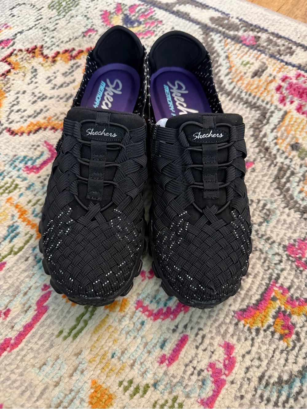 Sketchers Memory Foam Woven Sneakers